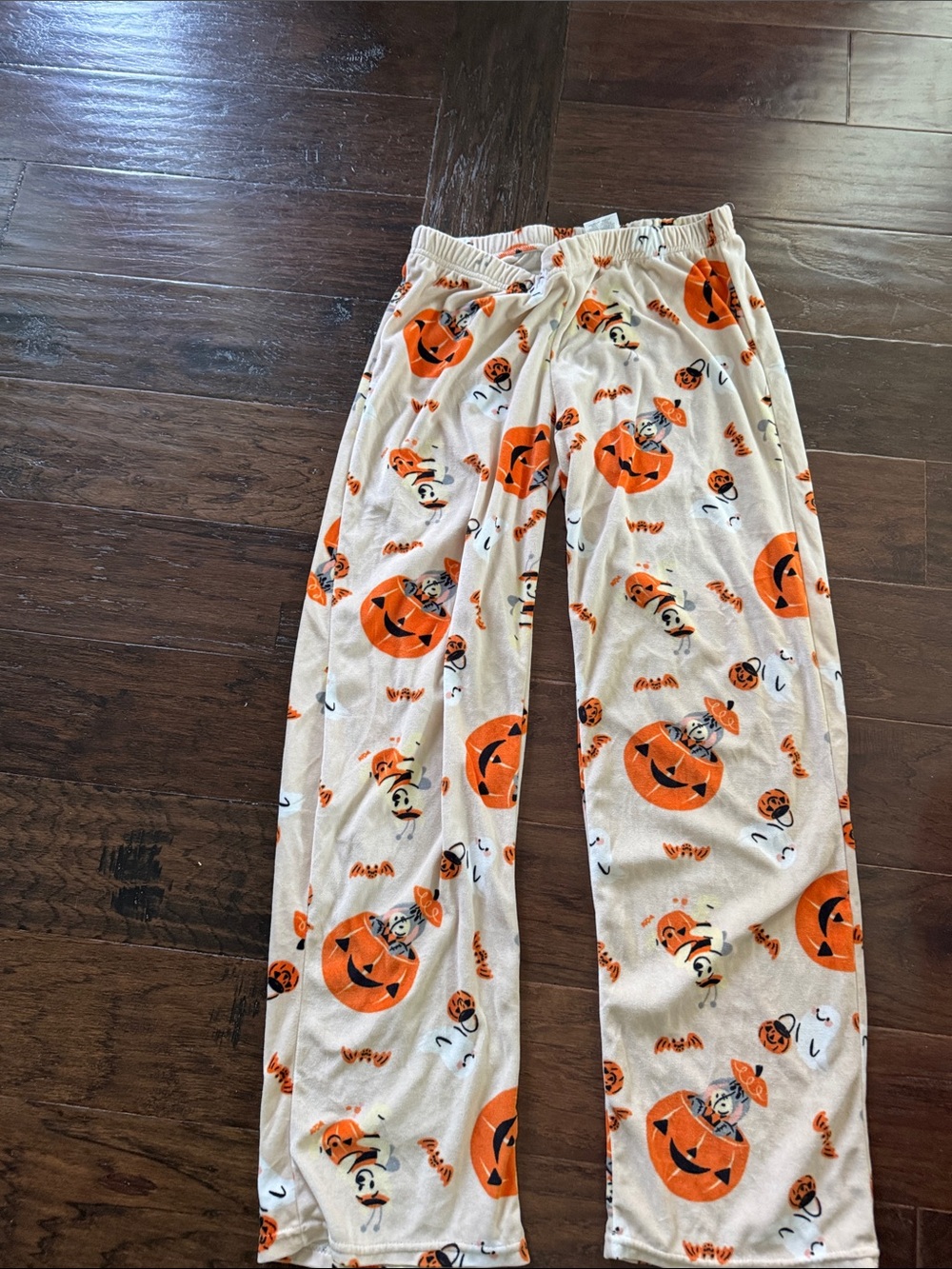 Halloween Fall Pumpkin Fleece Pajama Pants - Winnie the Pooh Medium Women’s